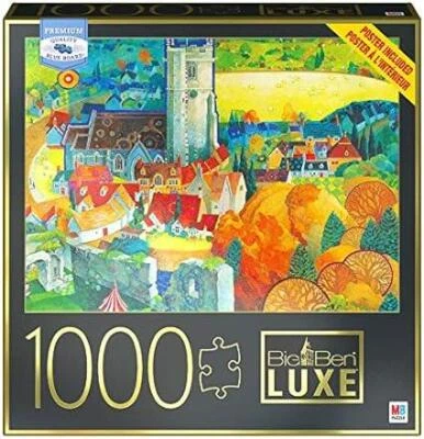 Rompecabezas Big Ben (Milton Bradley); Una vista desde el castillo de Corfe Dorset; 1000 piezas Foto 1 de 2