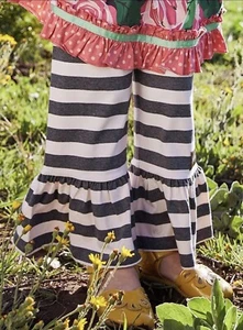 Matilda Jane Girls Walk The Line Big Ruffles Size 2 New With Tag - Picture 1 of 3