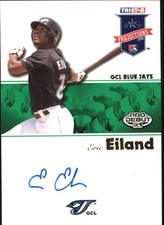 2008 TRISTAR PROjections Autographs Green #151 Eric Eiland /50