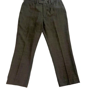 Louis Raphael Luxe Anzughose für Herren 35 30 khaki braun vorne flach 100 % Wolle lesen - Bild 1 von 12