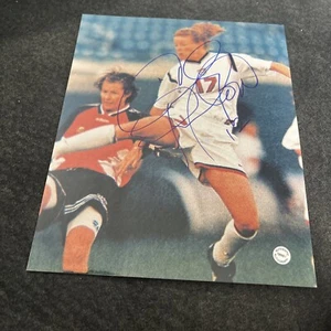 Cindy Parlow Hand Signed 1999 World Cup photo 8 x 10 hologram - Picture 1 of 3