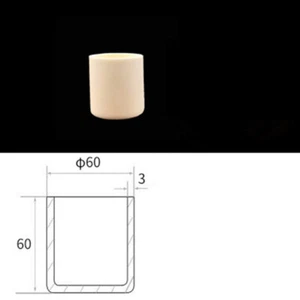 New 1pc 60*60mm Alumina crucible with lid 99%Al2o3 Thermal analysis crucible - Picture 1 of 4