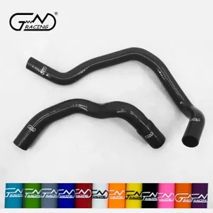 Silicone Radiator Hoses Kit Fit 1987-1990 Jeep Cheroke Wagoneer XJ 4.0L L6 Black - Foto 1 di 11