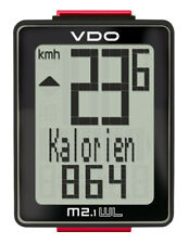 VDO M2.1 Wl Black 30025 senza Fili Radio Computer Bici Tachimetro Bicicletta
