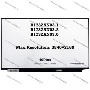B173ZAN03.1 B173ZAN03.2 B173ZAN03.0 Display EDP 40Pins LCD Screen UHD 3840×2160 - Afbeelding 1 van 1