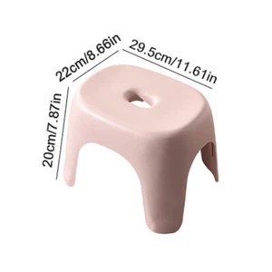 Bathroom Stools Shoe Stool Household Plastic Stool Thickened Stackable Low St _t - Picture 1 of 13