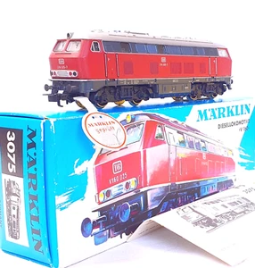 Marklin AC HO 1:87 German DB BR 216 Red DIESEL LOCOMOTIVE MIB`76 1st Box C-9 TOP - Picture 1 of 13
