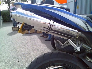 Yamaha YZF1000 R1 2004-2006 5VY Stainless round ROAD LEGAL Performance Exhausts - Picture 1 of 5