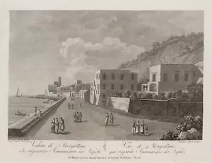 ALOJA (19.Jhd) nach FERGOLA (*1768), Promenade in Neapel, um 1810, KSt. - Bild 1 von 5