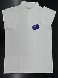 Jungen @Class Uniform weißes kurzärmeliges Poloshirt Größe 18/20 - Bild 1 von 4