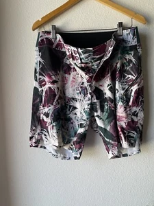 Lululemon Swim Trunks El Current Shorts Lined Mens Sz 34 Multicolor *READ* - Picture 1 of 11