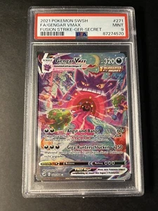 Pokemon Card PSA 9 Mint Gengar VMAX Fusion Strike Alt Alternate Art 271/264 - Picture 1 of 6