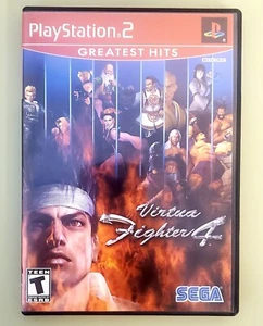 Virtua Fighter 4 (Sony PlayStation 2) w/Manual - Tested Works - Picture 1 of 6