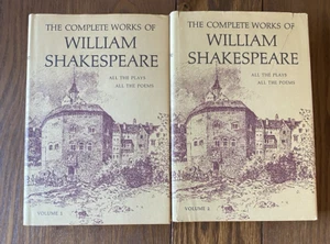 The Complete Works of William Shakespeare All Plays & Poems 2 Volumes BCE - Imagen 1 de 24