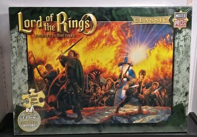 Nuevas piezas maestras Señor de los anillos Viaje en oscuro Jumbo E-Z Grip Puzzle 300pc  Foto 1 de 4