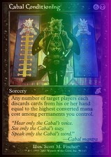 Magic the Gathering MTG Cabal Conditioning (56) Scourge   LP FOIL