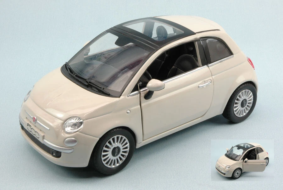New Ray FIAT NUOVA 500 2007 WHITE 1:24 - Immagine 1 di 1