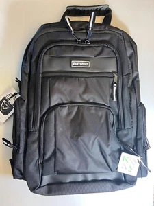 Laptop-Backpack BLACK Padded Eastsport Emerson (20"-Inch) Dome Mesh NEW w/TAGS - Picture 1 of 16