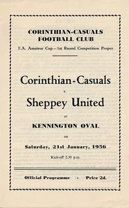 Corinthian Casuals v Sheppey United (FA Amateur Cup) 1955/1956 - Picture 1 of 1