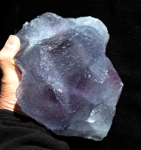 Large 7.3 pound cabinet Fluorite. 100% translucent. La Viesca mine, Spain. - Picture 1 of 8