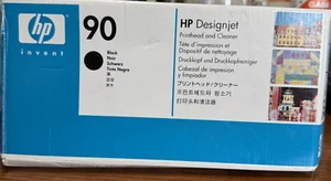 HP C5054A tête d'impression et nettoyant noir authentique neuf boîte scellée d'usine 2017 - Photo 1/2