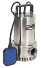 Sealey WPS250A Tauch-Edelstahl-Wasserpumpe automatisch 250ltr/min 230V
