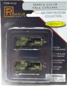 Escala 1/144 Pegasus Hobbies Segunda Guerra Mundial alemán SDKFZ.251/9 Colores de otoño Artículo #722 - Imagen 1 de 1