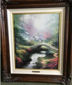 Thomas Kinkade Brookside Hideaway gerahmt #1770/3950 - Bild 1 von 1