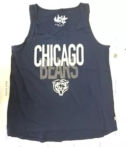Chicago Bears Women's M Half Time Tank Top Shirt Touch by Alyssa Milano 845 - Picture 1 of 3