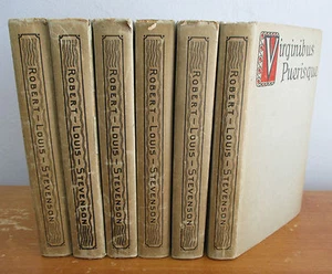 Lot of 6 ROBERT LOUIS STEVENSON Books, 1922 - Picture 1 of 3