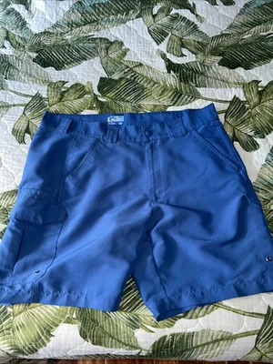Pantalones cortos de pesca para hombre World Wide Sportsman talla 42 azul Foto 1 de 4