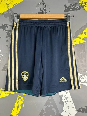 Leeds United Away Football Soccer Shorts 2020 Adidas Young Size M 11-12YRS ig93 - Image 1 of 4