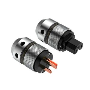 Reines Kupfer US Netzstecker HiFi Audio Stromkabel Zum Selbermachen Stecker & Kaltgeräteadapter - Bild 1 von 12