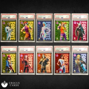 Panini Fortnite Series 3 Laser Promo Set PSA 10 Italy Cards - Bild 1 von 11