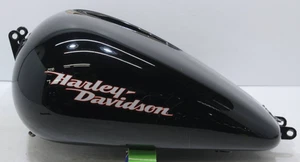 Harley Davidson Genuine Gas fuel tank Dyna 04-09 FXD Black Good condition #4134 - Picture 1 of 9