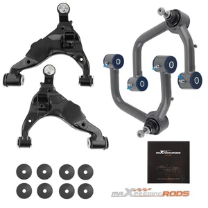 4pc Front Lower Upper Control Arm + Ball Joint for 2005-2014 2015 Toyota Tacoma - Picture 1 of 9