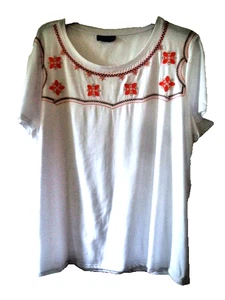 Camisa tejida bordada para dama talla XL NUEVA - Imagen 1 de 2