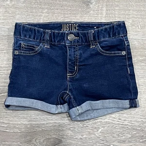 Justice Jean Shorts Size 12 Denim Summer Spring Vacation - Picture 1 of 7