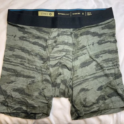 Calzoncillo boxer verde M Stance ButterBlend verde nuevo sin etiquetas Foto 1 de 4