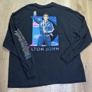Elton John Farewell Yellow Brick Road Tour 2022 Shirt Long Sleeve 2XL - Picture 1 of 8