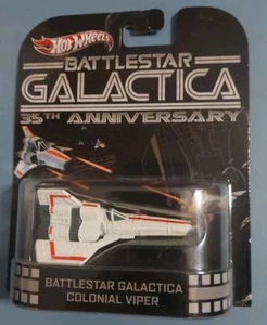 Hot Wheels Battlestar Galactica COLONIAL VIPER Retro Entertainment Brand New - Picture 1 of 3