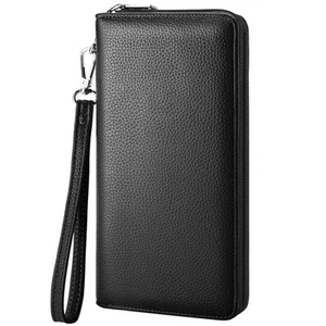 Women's Wallet RFID Blocking Long Clutch Zip Around Travel Leather Purse Larg... - Picture 1 of 6