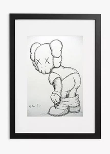 KAWS -310gsm Fine Art Giclee Print - Multiple Sizes & Framing Options -Graffiti - Picture 1 of 5