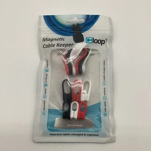 C-loop Magnetic Cable Keeper New In Box Free Shipping LOT (3) - Afbeelding 1 van 2