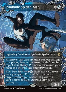 Symbiote Spider-Man (Borderless) Marvel's Spider-Man NM MTG Non foil - Picture 1 of 1