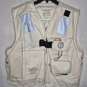 Vintage US Navy Mustang Survival Flight Deck Life Preserver Vest Size Large - Picture 1 of 11