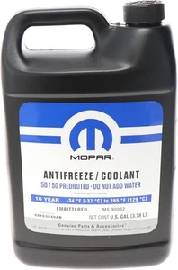 Mopar 10 Year/150,000 Mile Coolant 50/50 Premixed 1 Gallon  - Picture 1 of 4