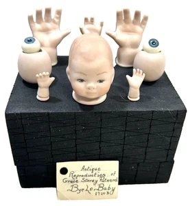 Antigua muñeca bebé Grace Putnam Bye Lo cabeza bisque manos y piezas ojos Imsco varios - Imagen 1 de 7
