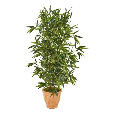 Почти натуральное бамбуковое дерево устойчивое к ультрафиолетовому излучению 4,5 фута для терракотовой сеялки - Изображение 1 из 3