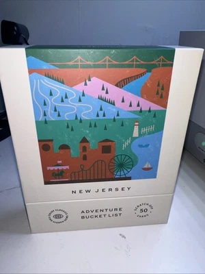 New Jersey Adventure Bucket List: 50 Scratch-Off Cards for Outdoor Activities... - Image 1 of 4